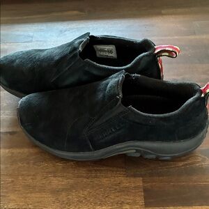 Merrell Mocs Black Suede Slip-On - 8.5